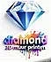 Diamond 3D Muurprinten