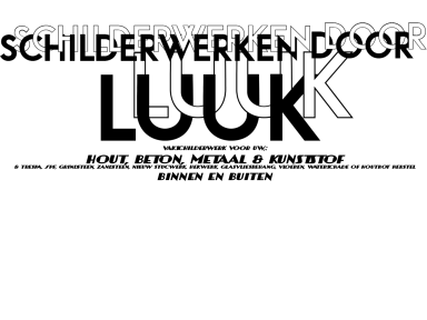 Schilderwerken door Luuk