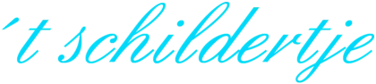 't schildertje