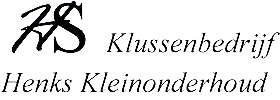 Klussenbedrijf Henks kleinonderhoud