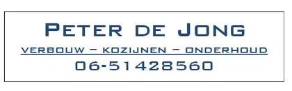 Peter de Jong Verbouw - Kozijnen - Onderhoud
